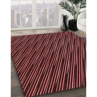 Patterned Chocolate Brown Rug, pat2583rd