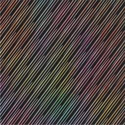 Square Patterned Black Novelty Rug, pat2583