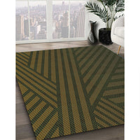 Patterned Red Rug, pat2584grn