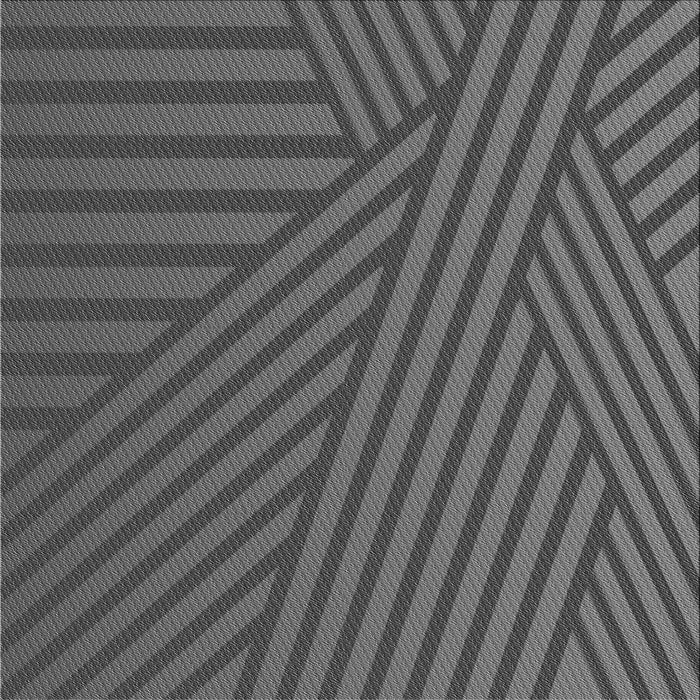 Round Patterned Gray Rug, pat2584gry