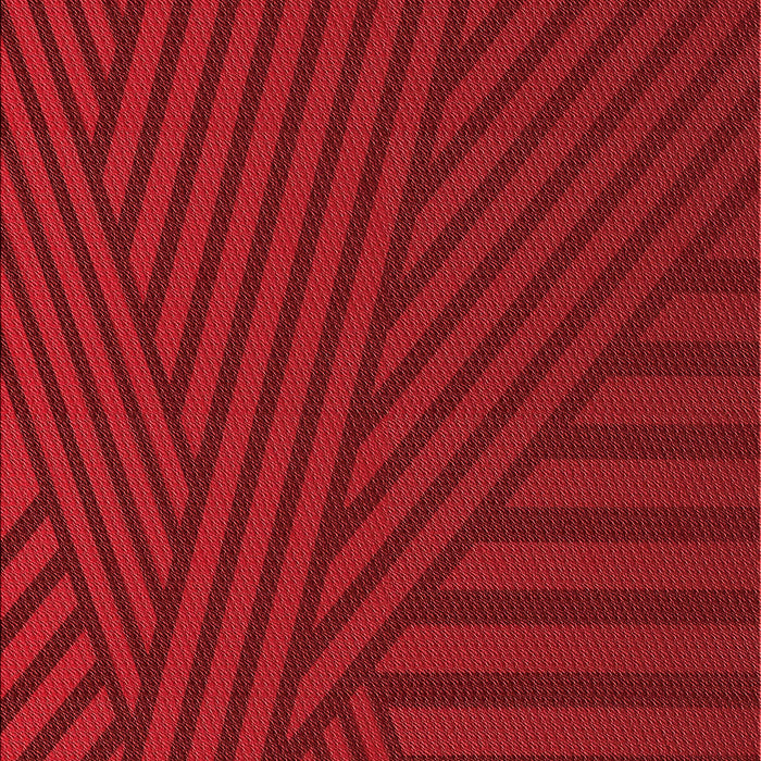 Patterned Red Rug, pat2584rd