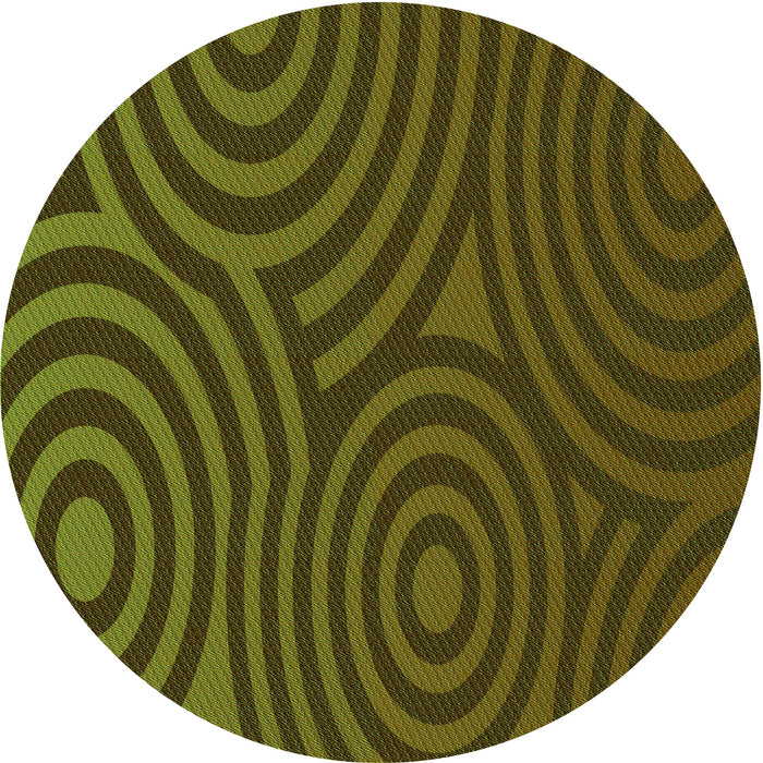 Square Machine Washable Transitional Olive Green Rug in a Living Room, wshpat2585grn