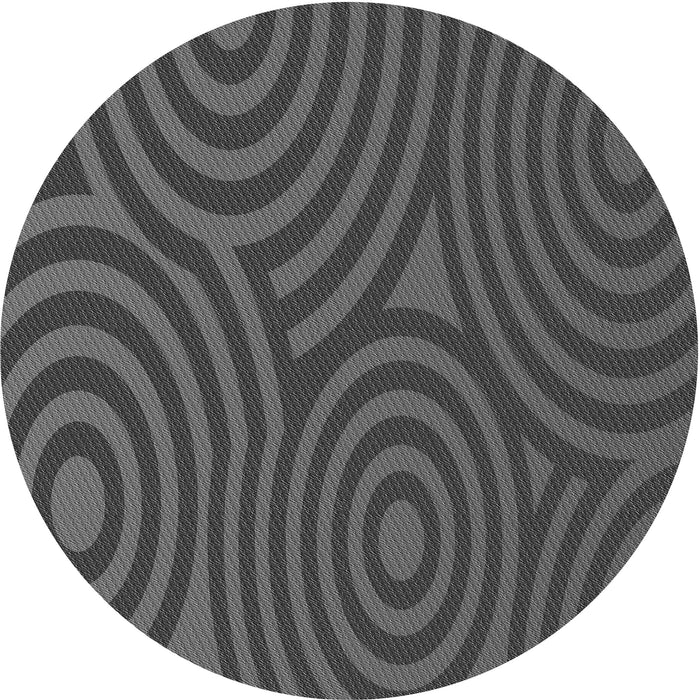 Square Patterned Silver Gray Rug, pat2585gry