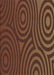 Patterned Sienna Brown Rug, pat2585lblu