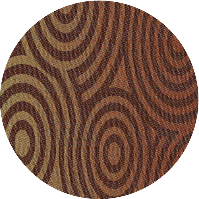 Square Machine Washable Transitional Sienna Brown Rug in a Living Room, wshpat2585lblu