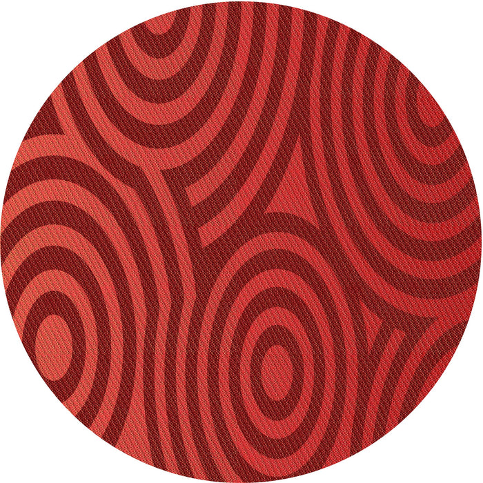 Square Machine Washable Transitional Red Rug in a Living Room, wshpat2585org