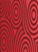 Patterned Red Rug, pat2585rd