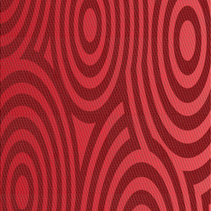 Patterned Red Rug, pat2585rd