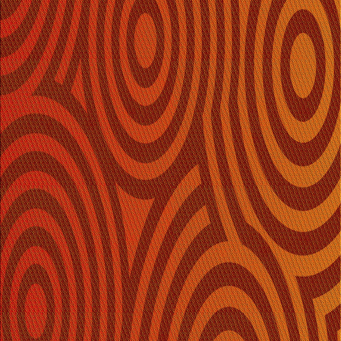 Patterned Scarlet Red Rug, pat2585yw