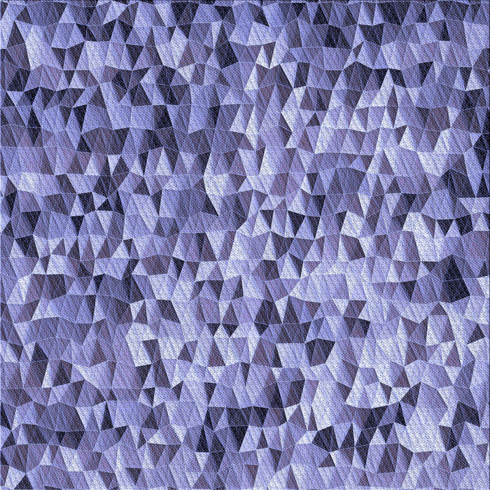 Round Patterned Deep Periwinkle Purple Rug, pat2586blu