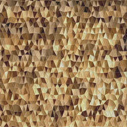 Sideview of Machine Washable Transitional Saddle Brown Rug, wshpat2586