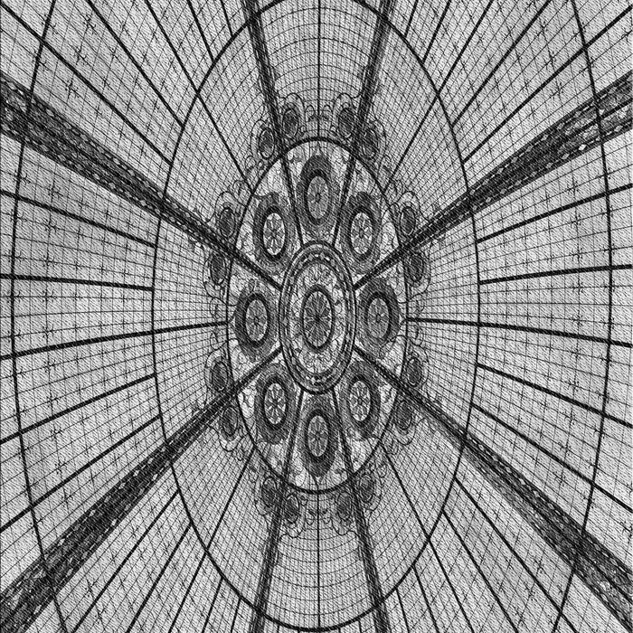 Patterned Platinum Silver Gray Rug, pat2587gry