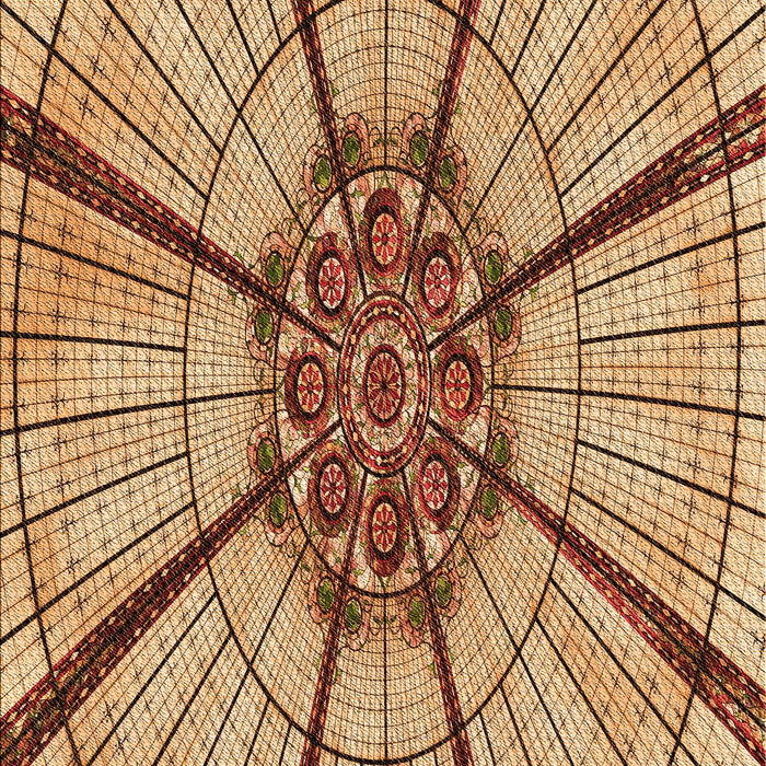 Machine Washable Transitional Mahogany Brown Rug, wshpat2587org