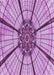 Machine Washable Transitional Pastel Purple Pink Rug, wshpat2587pur