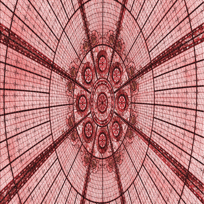 Machine Washable Transitional Pastel Pink Rug, wshpat2587rd