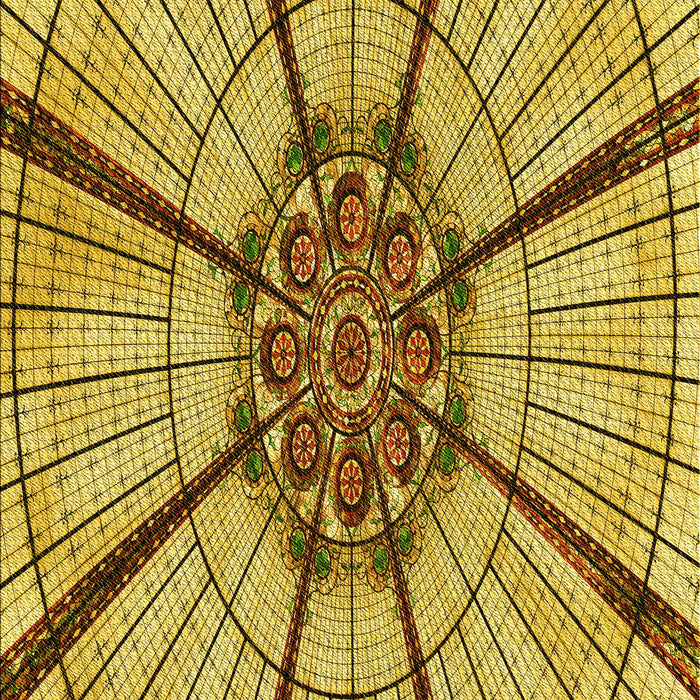 Patterned Saddle Brown Rug, pat2587yw