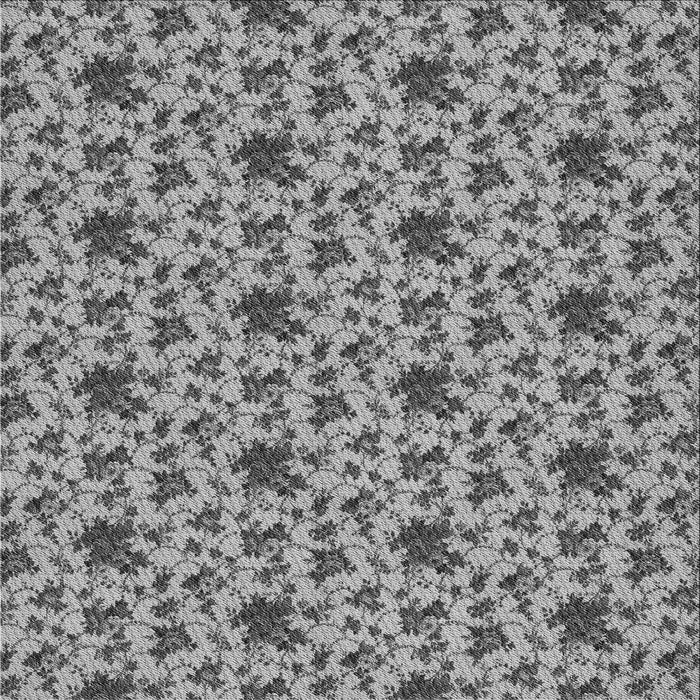 Round Patterned Cloud Gray Rug, pat2588gry