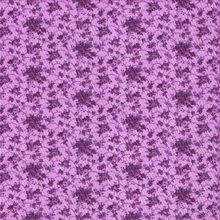 Round Patterned Violet Purple Rug, pat2588pur