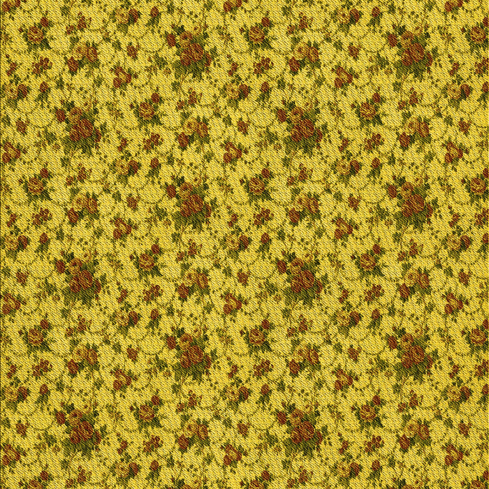 Patterned Dark Bisque Brown Rug, pat2588yw