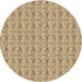 Square Patterned Light Brown Rug, pat2589brn