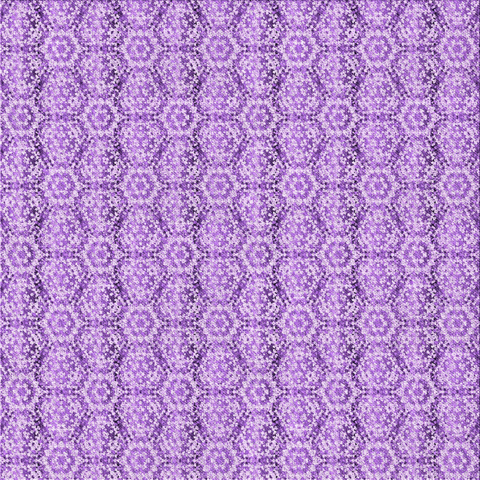 Round Machine Washable Transitional Mauve Purple Rug, wshpat2589pur