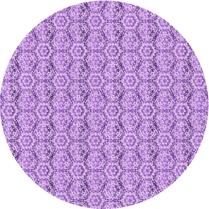 Square Machine Washable Transitional Mauve Purple Rug in a Living Room, wshpat2589pur