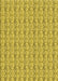 Patterned Bold Yellow Rug, pat2589yw