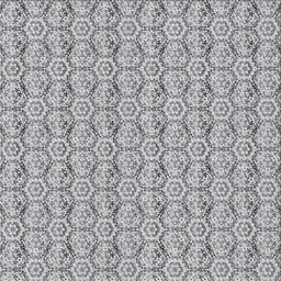 Square Patterned Gray Novelty Rug, pat2589