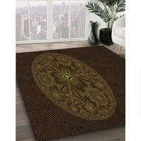 Patterned Black Rug, pat259org