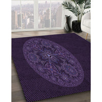 Patterned Purple Rug, pat259pur