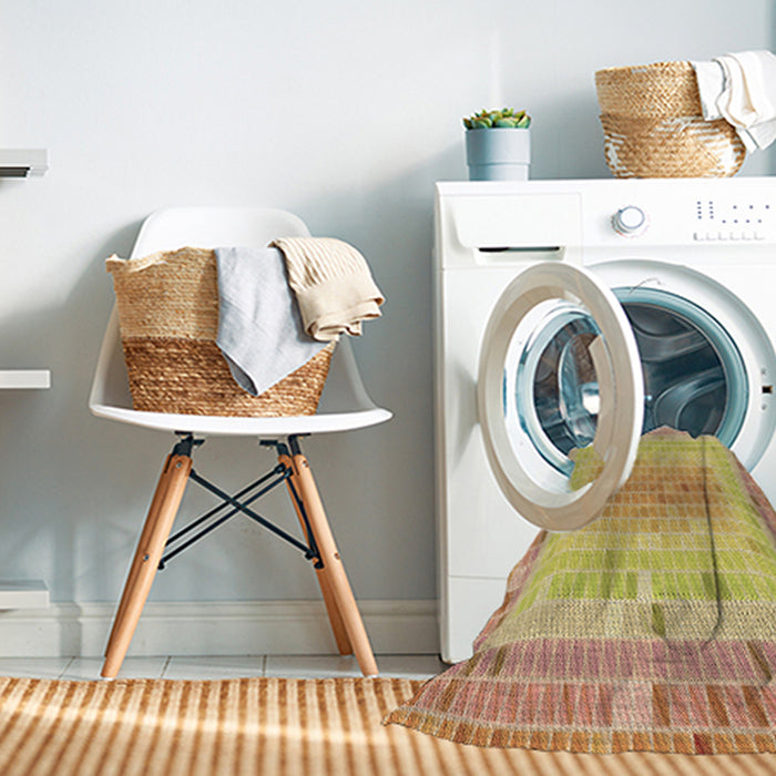 Machine Washable Transitional Chrome Gold Yellow Rug in a Washing Machine, wshpat2590brn