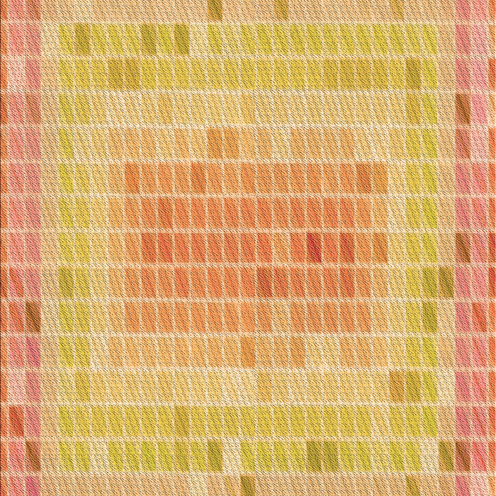 Patterned Orange Rug, pat2590org