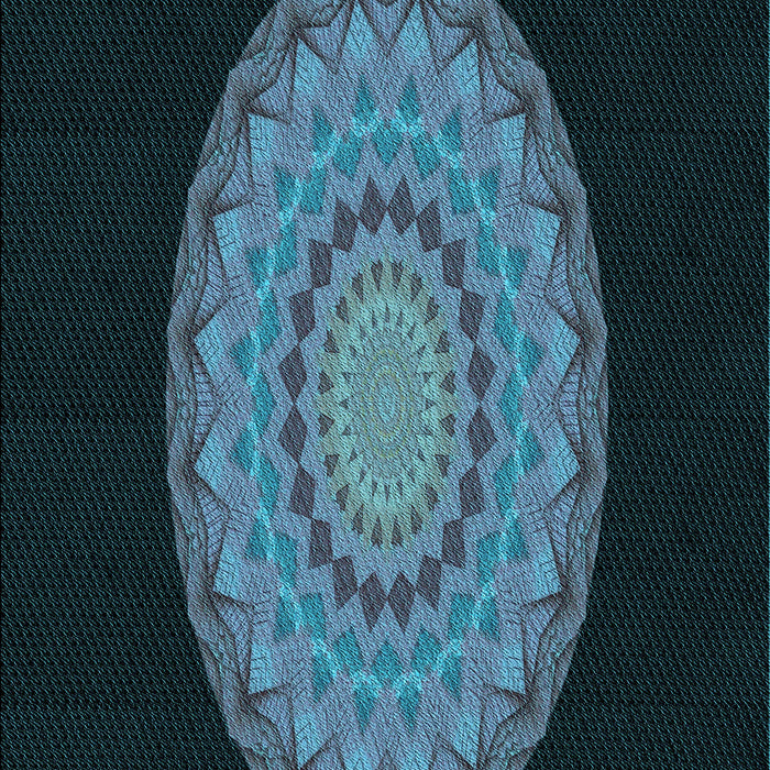 Machine Washable Transitional Glacial Blue Ice Blue Rug, wshpat2591lblu