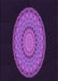 Machine Washable Transitional Dark Orchid Purple Rug, wshpat2591pur