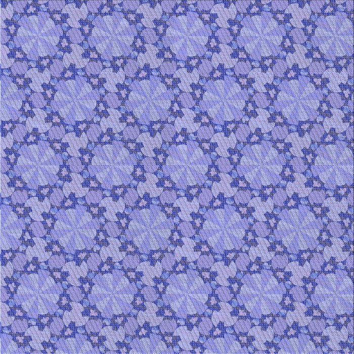 Round Machine Washable Transitional Purple Mimosa Purple Rug, wshpat2592blu