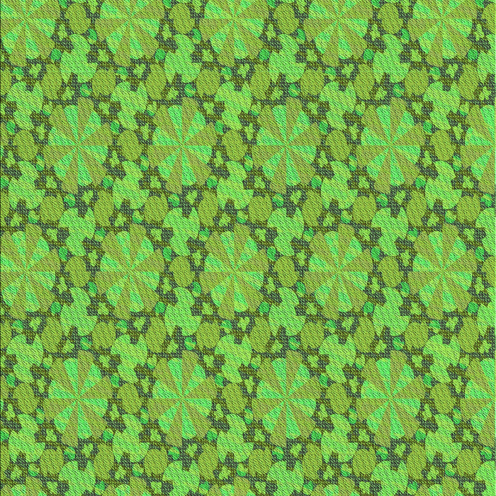 Machine Washable Transitional Bright Green Rug, wshpat2592grn