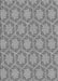Patterned Smokey Gray Rug, pat2592gry