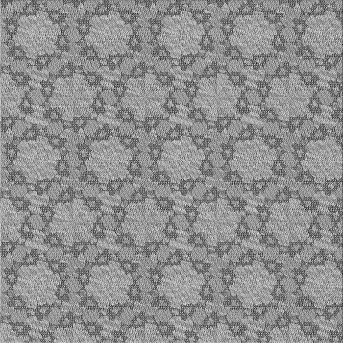 Round Machine Washable Transitional Smokey Gray Rug, wshpat2592gry