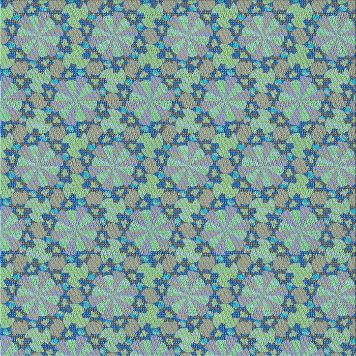 Round Machine Washable Transitional Azure Blue Rug, wshpat2592lblu