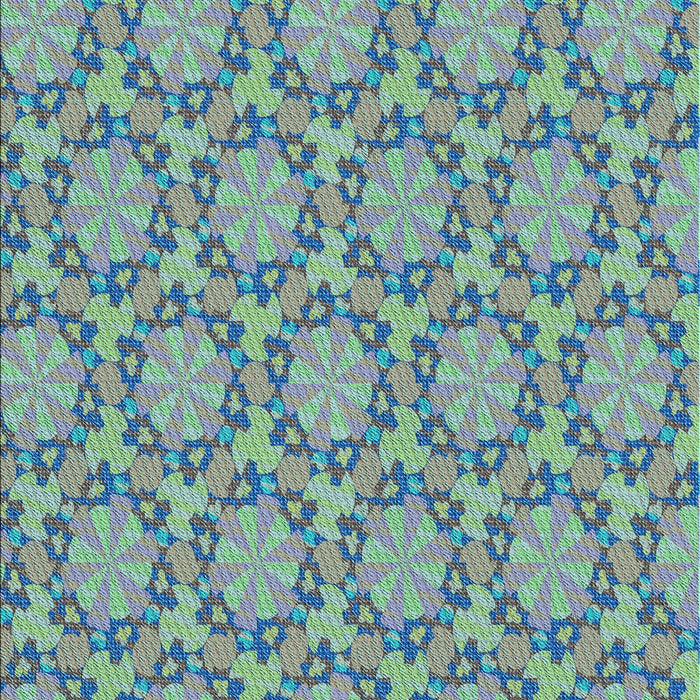 Patterned Azure Blue Rug, pat2592lblu