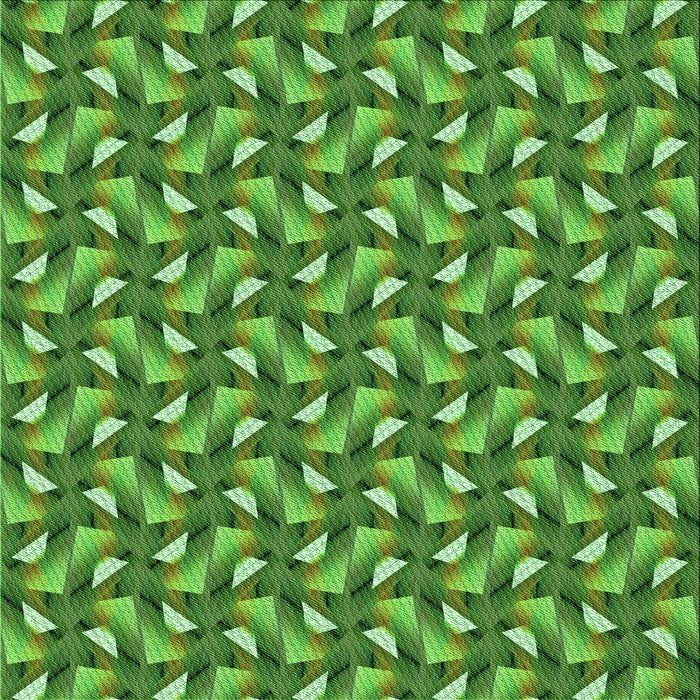 Round Patterned Green Rug, pat2593grn