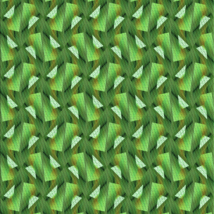 Patterned Green Rug, pat2593grn