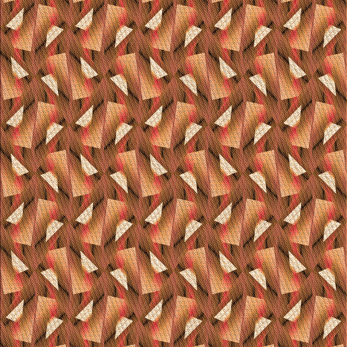 Patterned Orange Rug, pat2593org