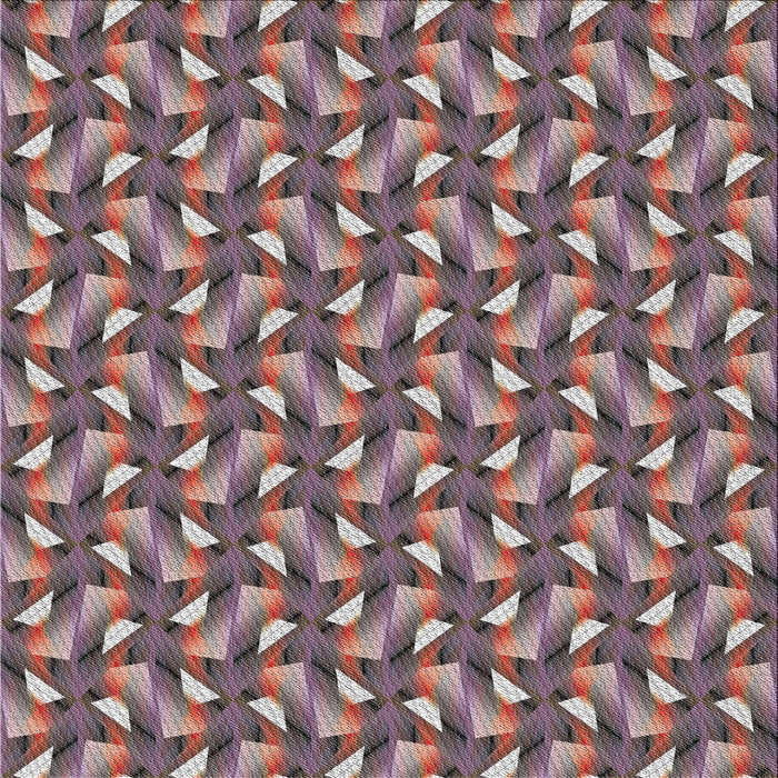 Square Patterned Maroon Purple Novelty Rug, pat2593