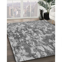 Patterned Cloud Gray Rug, pat2594gry