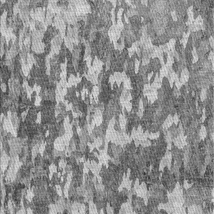 Machine Washable Transitional Cloud Gray Rug, wshpat2594gry