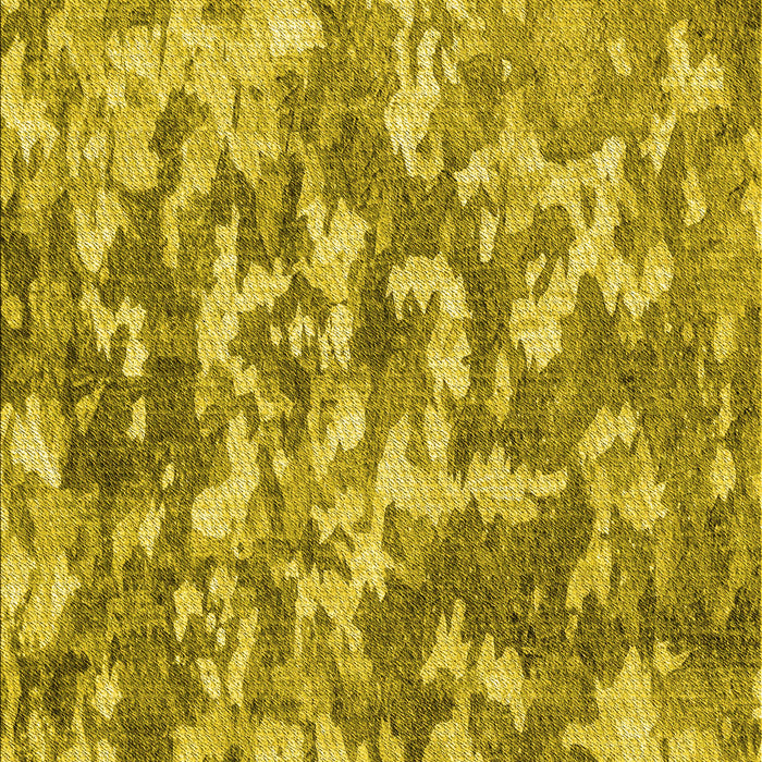 Patterned Dark Yellow Green Rug, pat2594yw