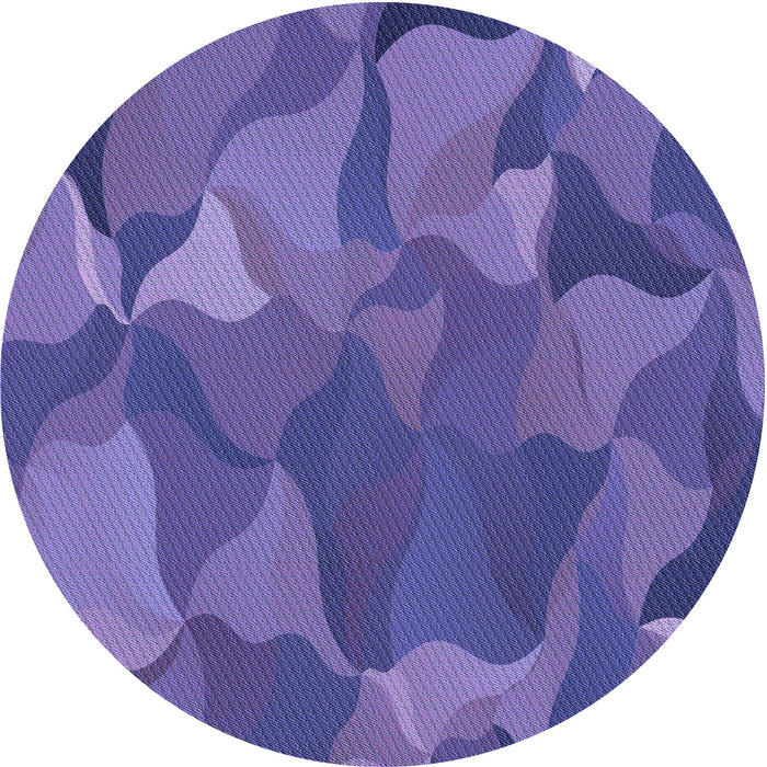 Square Machine Washable Transitional Amethyst Purple Rug in a Living Room, wshpat2595blu