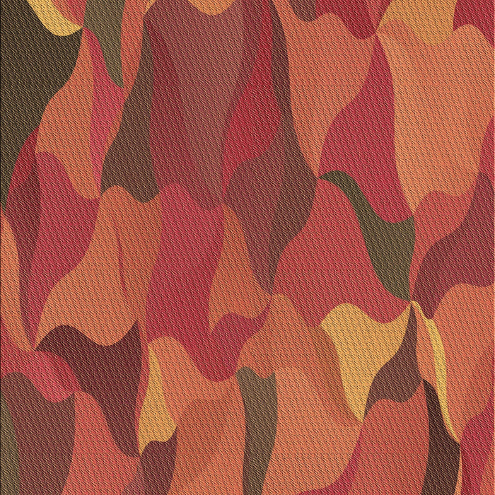 Machine Washable Transitional Orange Rug, wshpat2595brn