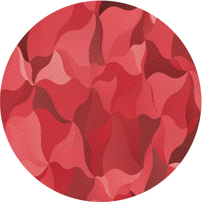 Square Machine Washable Transitional Red Rug in a Living Room, wshpat2595rd